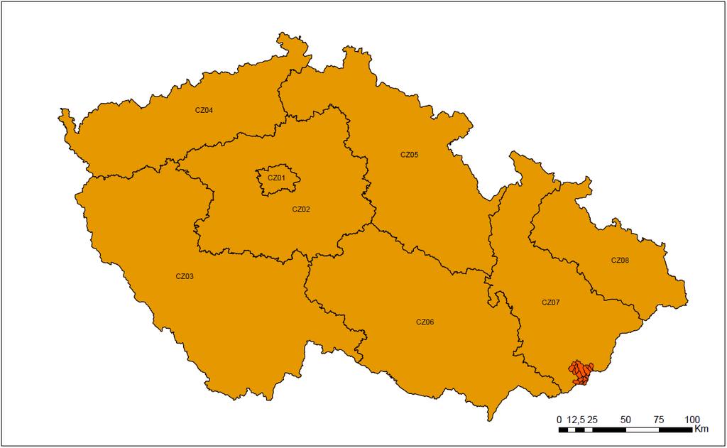 Z administrativního hlediska Bojkovsko není jednotný region, je tvoře obcemi spadajícími pod různé administrativní jednotky.