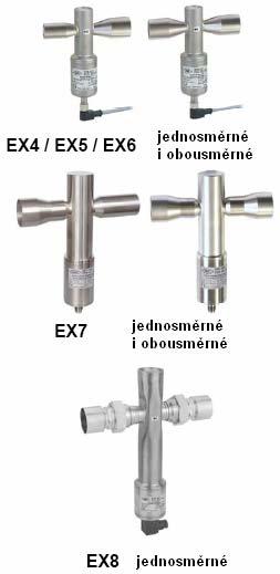 Elektronické ventily ALCO řady EX EX4, EX5, EX6, EX7 a EX8 jsou ventily, které mají více účelů použití.