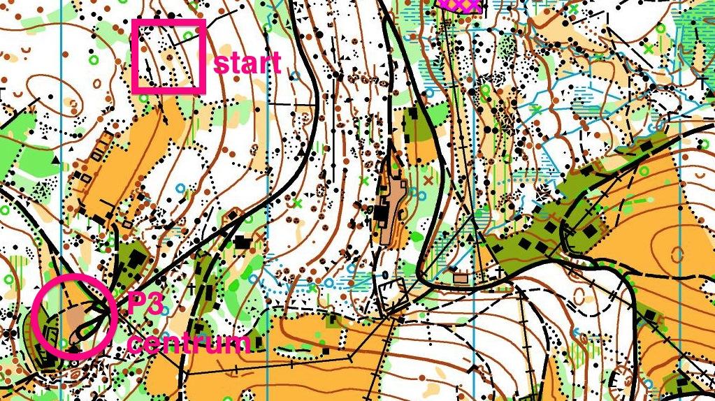 (3) middlong (4) nob [cesta] 7km/18' [parking/centrum = P3] 50.7567211N, 15.2059886E [start/warmup] viz obr. - z parkingu 0.