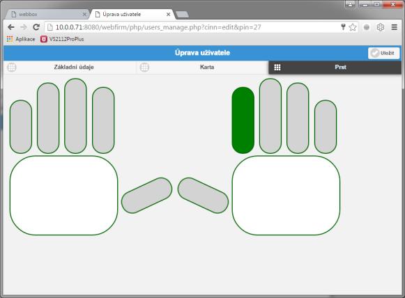 uživatelů) WebVisitor 100 (docházkový terminál - 100 uživatelů)