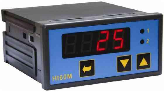 Ht60 M (rozměry: š x v x h = 96 x 48 x 107mm) 3 inicializační konfigurace přístroje: - měřič / alarmová jednotka - dvoupolohový regulátor - PID regulátor univerzální vstup pro termočlánky J, K, T, E,