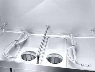 V závislosti na místě, které je k dispozici a na mytém nádobí máte výběr mezi nejmenší myčkou kuchyňského nádobí GS 630 a novou UF-M, UF-L nebo UF-XL s velkým množstvím inovativních funkcí.