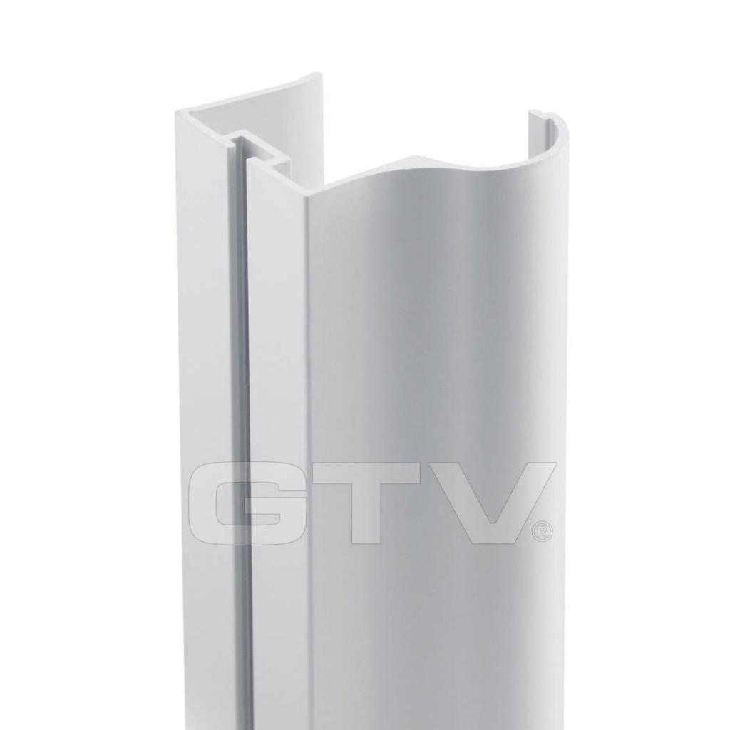 Madlo EURO 5 + - madlo s drážkou pre nasúvaciu dorazovú štetinu - dĺžka 2,7 m - možnosť použitia 4 mm skla - určené pre 18 mm hrubé výplne Matný hliník: 18116 Madlo ERGO - madlo s drážkou pre