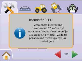 Obrázek 1-24: Příklad informačního textového okna FieldPilot vypnutý bude zobrazena výstra po dobu cca 2,5 sekund. Pro rychlejší vymazání výstrahy se dotkněte displeje na libovolném místě.