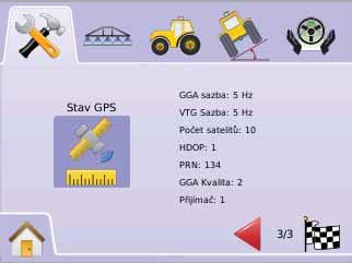 16 Port GPS Port GPS nastavuje komunikační port na interní nebo externí. 1. Stiskněte IKONU GPS. 2. Stiskněte IKONU PORT GPS. 3.