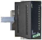 Switch PoE s tlumivým napájecím zdrojem pro IP kamery verze DIN Série DSB 230VAC