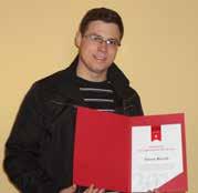 Na Oddelku za materiale in metalurgijo Naravoslovnotehniške fakultete Univerze v Ljubljani je diplomiral Rok Steinacher, štipendist podjetja Unior. Rok prav tako nadaljuje magistrski študij.