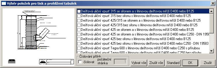 Dialog umožňuje výběr tiskárny a nastavení tisku (orientace papíru apod.). Program automaticky nastavuje orientaci tisku pro tisk tabulek a pro tisk objednávky. Nedoporučujeme toto nastavení měnit.