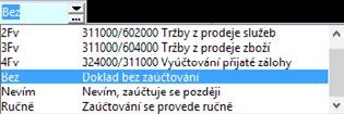 U předkontací je důležité připomenout, že v položkových dokladech (např. ve faktuře) máte možnost na záložce Položky nastavit předkontaci i pro konkrétní položku.