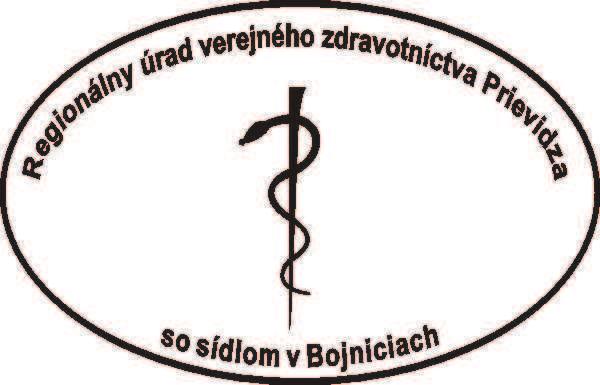 Regionálny úrad verejného zdravotníctva Prievidza so sídlom v Bojniciach N e m o c n i n á 8,