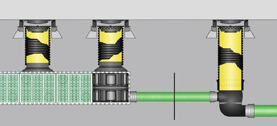 Pomocí takové šachty se sníží a zreguluje průtok a zabrání se nárazovému zatížení při zavádění do kanalizace, čističek odpadních vod