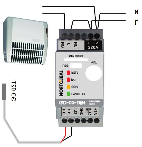 GD-02-5.4 te digitální teplotní GD-02T. termostat lze topidla výstupem REL1 regulovat teplotu v objektu. Do nastavte hodnotu komfortní a ekonomické teploty. nastavenými hodnotami. l nebo y.