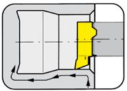 VNITŘNÍ SOUSTRUŽENÍ Ø 7,8 mm BORING and PROFILING BŘITOVÁ DESTIČKA 108 INSERT C do otvoru od Ø Bore Ø from 7,8 mm B108 r s f a d D min T35 R/L108.1846.