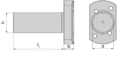 A ZAPICOVÁNÍ a VNITŘNÍ SOUSTRUŽENÍ GROOVING and BORING ZÁKLADNÍ DRŽÁK GRAF BASIC TOOLOLDER GRAF G bez držáku destičky without cartridge pro stavitelný