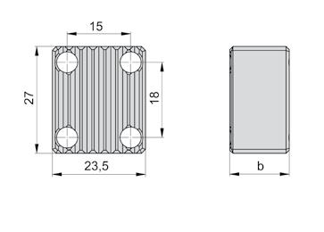 A ZAPICOVÁNÍ a VNITŘNÍ SOUSTRUŽENÍ GROOVING and BORING ADAPTÉR GRAF ADAPTOR GRAF Z bez držáku destičky without cartridge pro