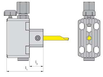 A ZAPICOVÁNÍ a VNITŘNÍ SOUSTRUŽENÍ GROOVING and BORING PŘESTAVITELNÝ DRŽÁK ADJUSTABLE OLDER N do otvoru od Ø hloubka zápichu do šířka zápichu do Bore Ø from Depth of groove up to Width of groove up