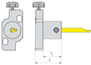 ZAPICOVÁNÍ a VNITŘNÍ SOUSTRUŽENÍ GROOVING and BORING A PŘESTAVITELNÝ DRŽÁK ADJUSTABLE OLDER N do otvoru od Ø hloubka zápichu do šířka zápichu