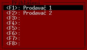 TRIFID 2018 STANDARD Uživatelská příručka Postup přihlášení V okně pro přihlášení jsou uvedeni momentálně přihlášení pracovníci.