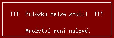 TRIFID 2018 STANDARD Uživatelská příručka Při startu programu a přihlášení obsluhy se potom provádí kontrola prošlých položek a v případě jejich existence program zobrazí textový dokument s jejich