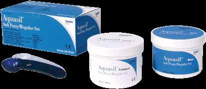 Aquasil Soft Putty Vysoce viskózní A-silikonový otiskovací materiál Pro všechny techniky otiskování Snadná příprava, výborná