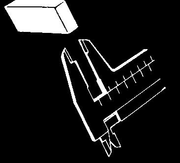 9 10 mm = 0,9 mm Rozdíl mezi dílkem na stupnici pevné části a dílkem na noniu je 1 mm 0,9 mm = 0,1 mm = 1 desetina milimetru Obr.
