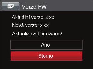 Resetovat Touto volbou můžete obnovit výchozí nastavení fotoaparátu. 1. Stiskněte tlačítko, stisknutím tlačítka se šipkou nahoru/dolů vyberte položku a stisknutím tlačítka vstupte do nabídky. 2.