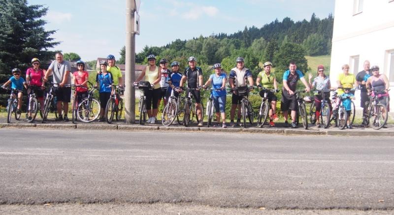 5. 7. 2017 Opět se uskutečnil cyklovýlet a to za účasti 23 výletníků z naší obce.