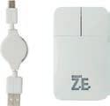 USB flash disk Materiál: priesvitný polykarbonát. Extra tenký. Kapacita: 4 GB. Rozmer: 3 3 0,75 cm. Farba: biela.