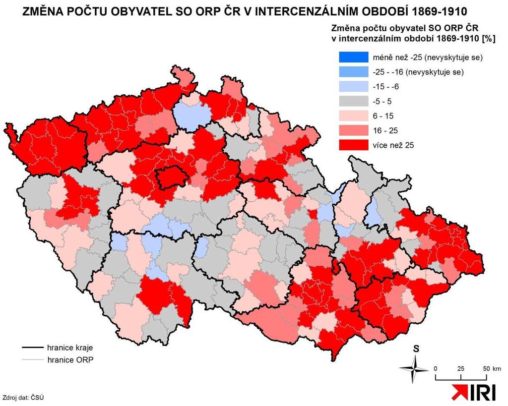 Zdroj : ČSÚ, vlastní výpočet, rok 19