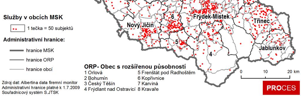 Rýmařov Rýmařov 750 Příbor Kopřivnice 1 140 Hlučín Hlučín 675 Rýmařov Rýmařov 1 042 Hrabyně Opava 675 Zdroj:Albertina data firemní monitor Pozn.