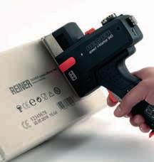 1 kabel REINER 970 JET GRAPHIC STAMP Ruční elektronické razítko s inkoustovým tiskem pro potisk dokumentů nebo výrobků.