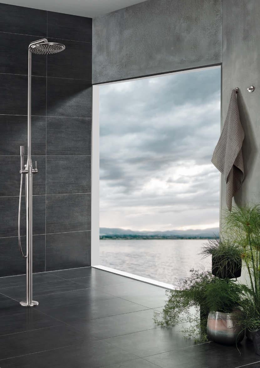 Tento produkt otevírá doposud netušené možnosti a maže rozdíl mezi sprchou a okolním interiérem.