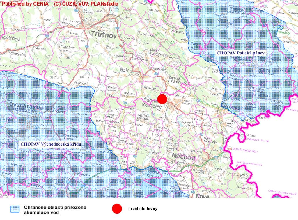 C. Údaje o stavu životního prostředí v dotčeném území Areál firmy STRABAG a tedy i areál obalovny se nenachází v záplavovém území.