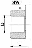 Kulový ventil RKH Korpus - AISI 316Ti Koule - AISI 316Ti Trn - AISI 316Ti Trn - FKM POM (od -40 C do +100 C) PTFE (od -200 C do +250 C) FKM (od -20 C do +200 C) Dvoucestný kulový ventil s vnitřním