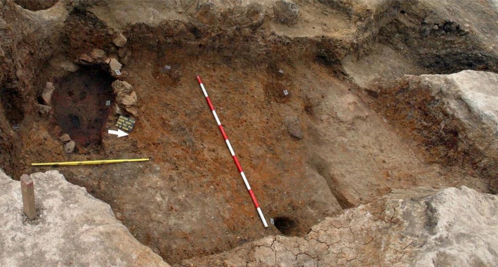 obr. 44. Jihlava, středověký důlní areál na starohorské dislokaci.