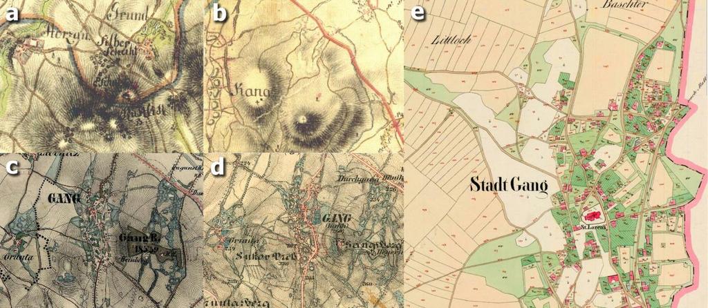 Důležitým zdrojem jsou i topografické mapy z 20. století (http://archivnimapy.cuzk.cz).