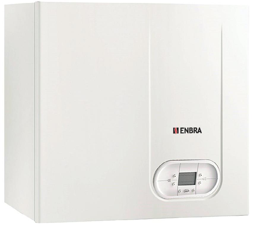 KONDENZAČNÍ ZÁVĚSNÉ ENBRA CD 75H a 100H Závěsný kondenzační kotel s vysokým výkonem pro topení a přípravu TV v externím zásobníku.