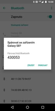 Telefon začne automaticky vyhledávat