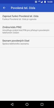 36 z 39 Pevná volba Telefon.