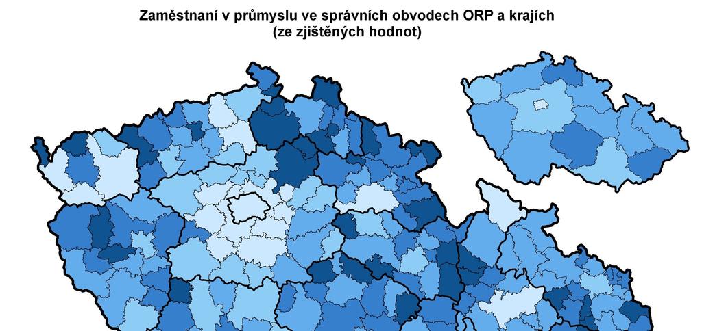 4.4. Zaměstnaní podle postavení v zaměstnání a hlavních tříd zaměstnání Největší podíl zaměstnaných osob v kraji je v postavení zaměstnanců.