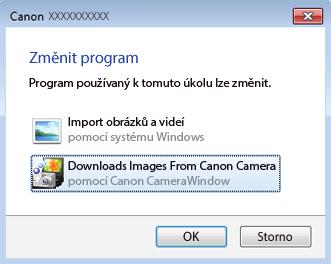 Ukládání snímků do počítače V následujícím popisu jsou pro ilustraci použity operační systémy Windows a Mac OS X 0.