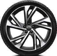 Latitude Alpin LA2 V E/C/72 db 3 313 32259088 Michelin, Pilot Alpin PA5 SUV V C/B/68 db 3 066 20", 5 dvojitých lú ov, Matt Black Diamond Cut 245/45 R20 32207026