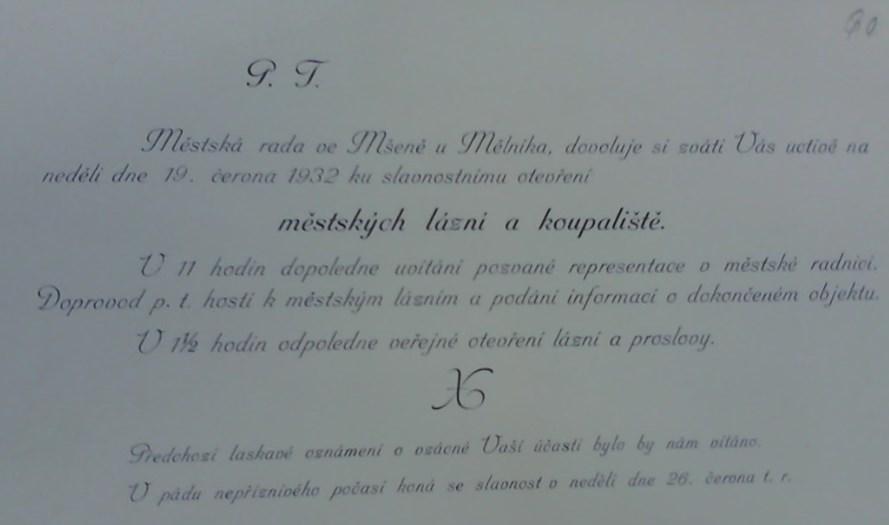 Ostatní práce byly zadány mšenským živnostníkům (tesařům, klempířům, truhlářům, sklenářům, zámečníkům, kamnářům, malířům, elektrikářům, instalatérům) 244, což se neobešlo bez rozhořčení těch, kteří