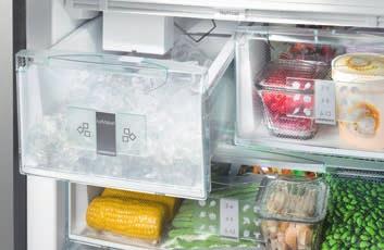 Mrazicí technologie NoFrost umožňuje dlouhodobé skladování potravin bez zamrzání, takže odmrazování spotřebiče již patří minulosti.