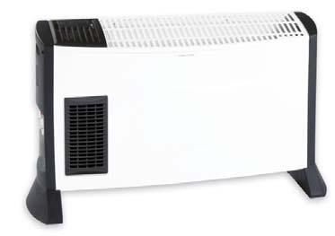 2000W (750/1250/2000W) turbo ventilátor regulovatelný termostat možnost upevnění na zeď ochrana proti přehřátí hmotnost 3 rozměry 560 370 230 V ~ 50 Hz 2000W
