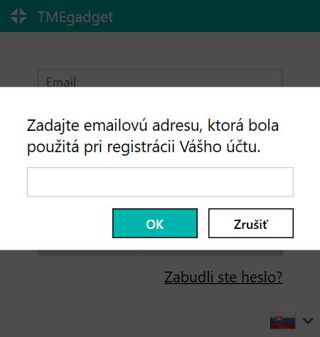 3.2 Prihlásenie užívateľa Po registrácii je užívateľ automaticky prihlásený do aplikácie.