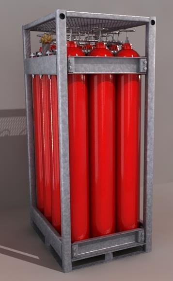 Způsoby skladování Stlačený plyn Tlakové lahve (až 1000 bar) Velkoobjemové zásobníky (do cca 50 bar) Podzemní zásobníky