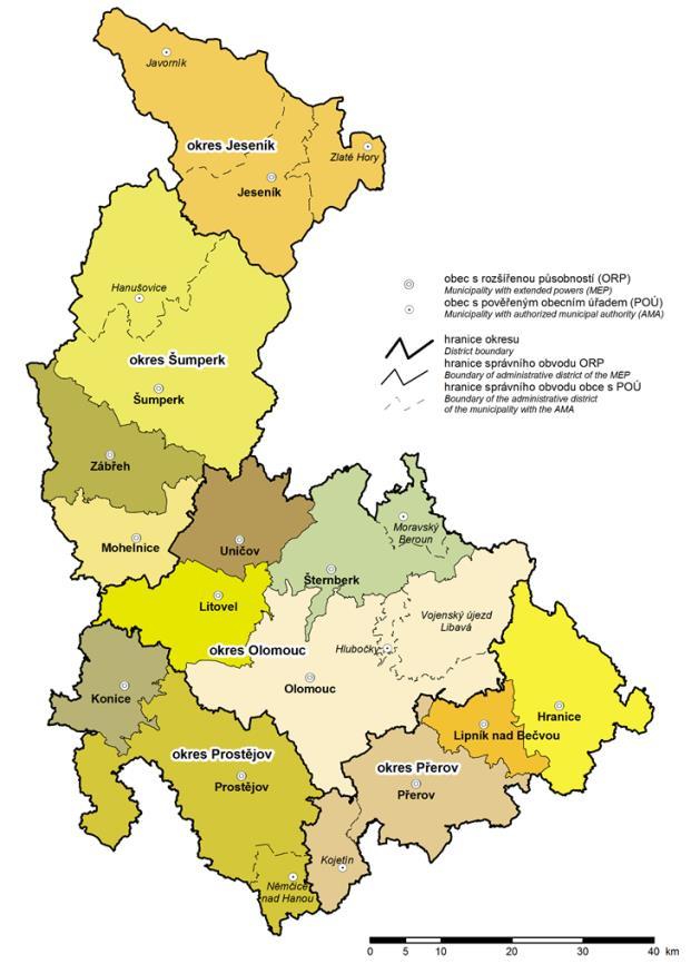 2 Sociálně-demografická analýza 2.1 Základní charakteristika správního obvodu obce s rozšířenou působností Šumperk Území SO ORP Šumperk se rozprostírá na severu Olomouckého kraje v okrese Šumperk.