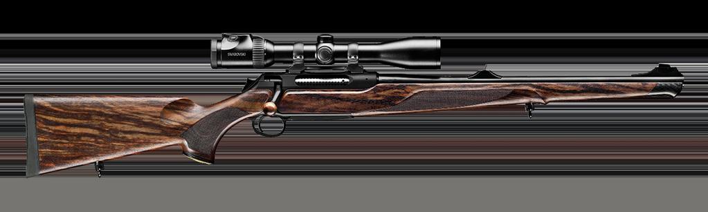 Sauer S404 Stutzen Select - elegantní opakovací kulovnice - laserem texturované ořechové dřevo - dřevěná