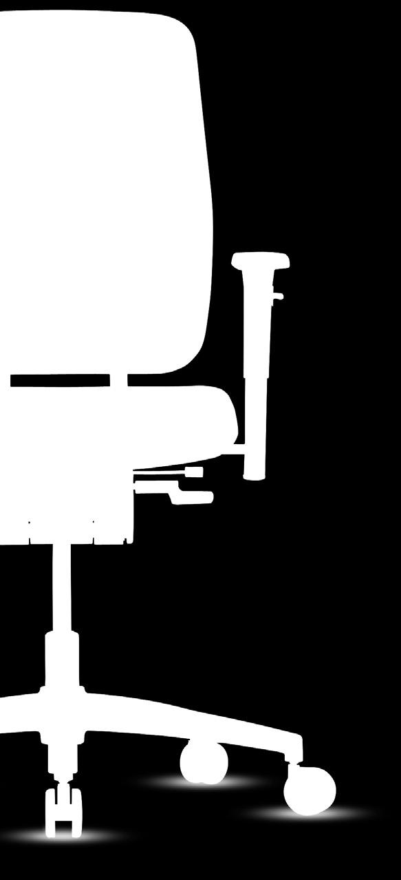 Krzesło stacjonarne lakierowane proszkowo na kolor czarny, srebrny lub aluminium polerowanego.